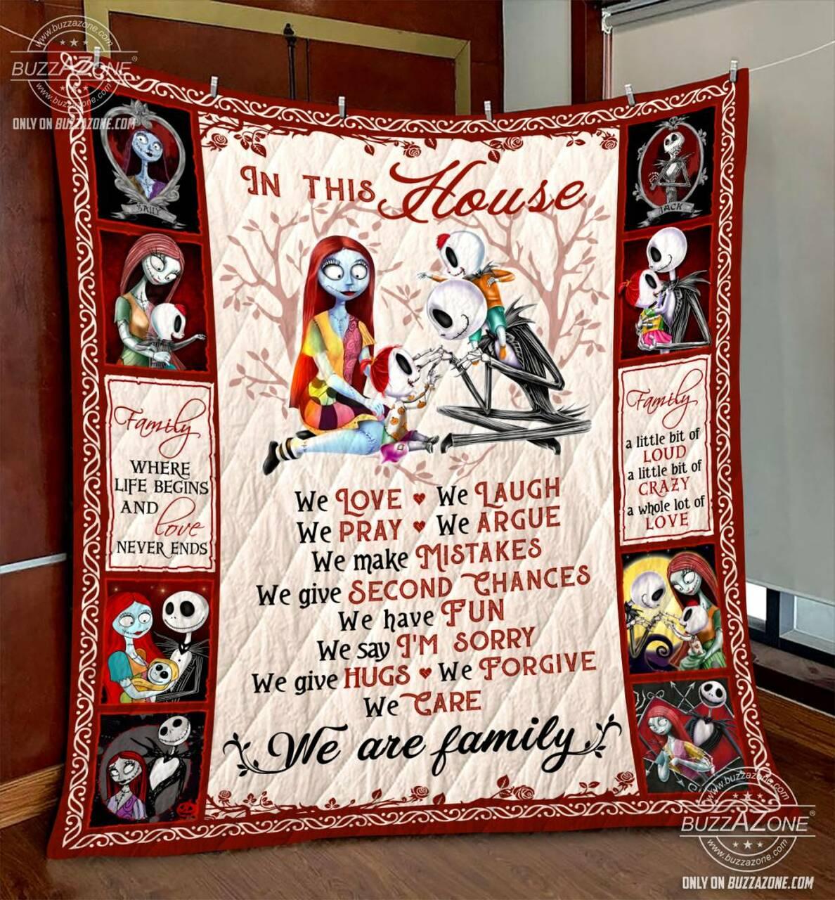 Nightmare In This Home Quilt V1 Gg and Home Decor