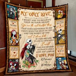 Nightmare My Love I Choose Both Quilt Gg and Home Decor