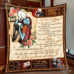 Nightmare My Love Love Deeply Love So Much Quilt Gg and Home Decor