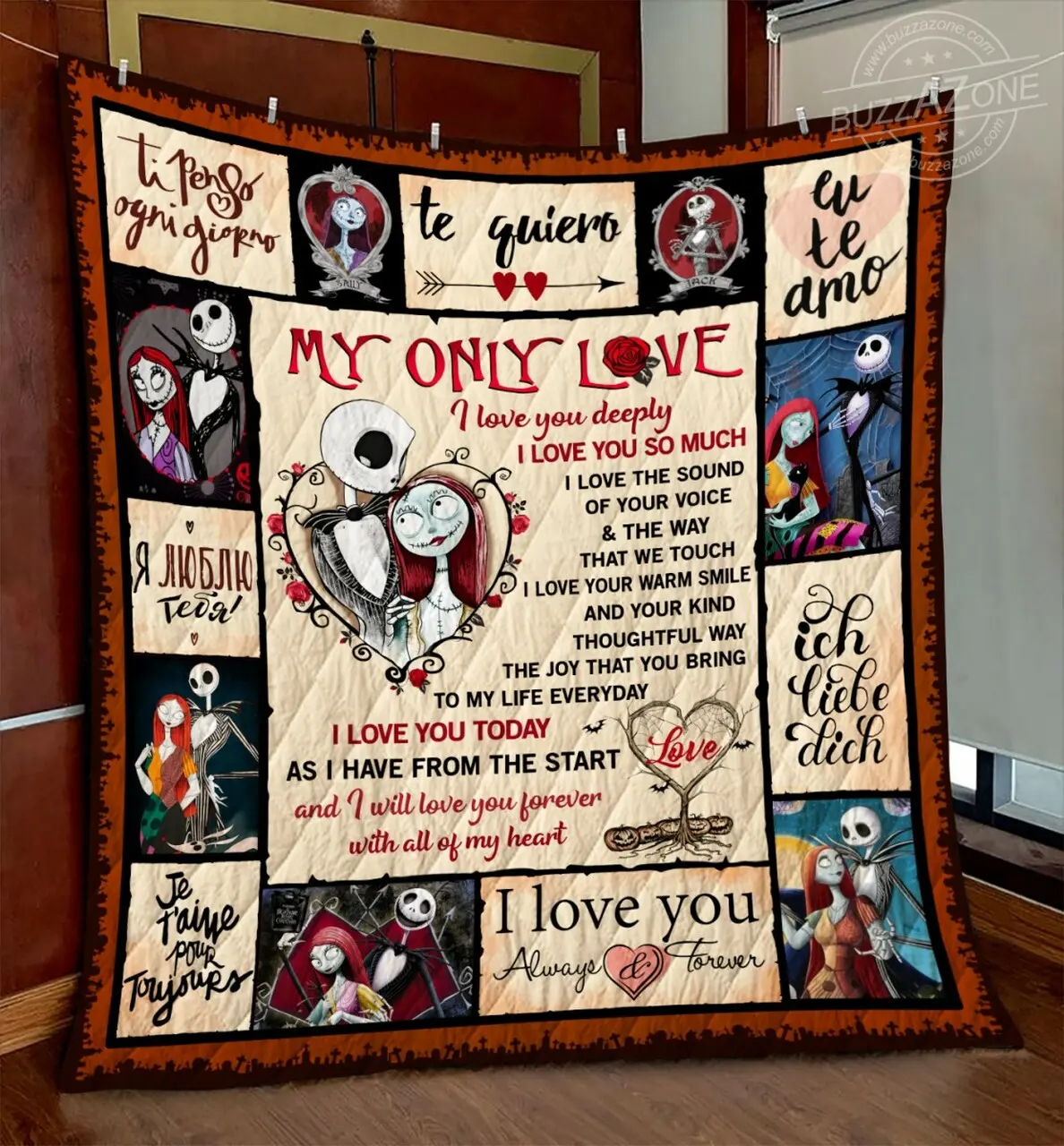Nightmare My Love Love Deeply Quilt Gg and Home Decor