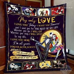 Nightmare My Love Love You Today Tomorrow Quilt Gg and Home Decor
