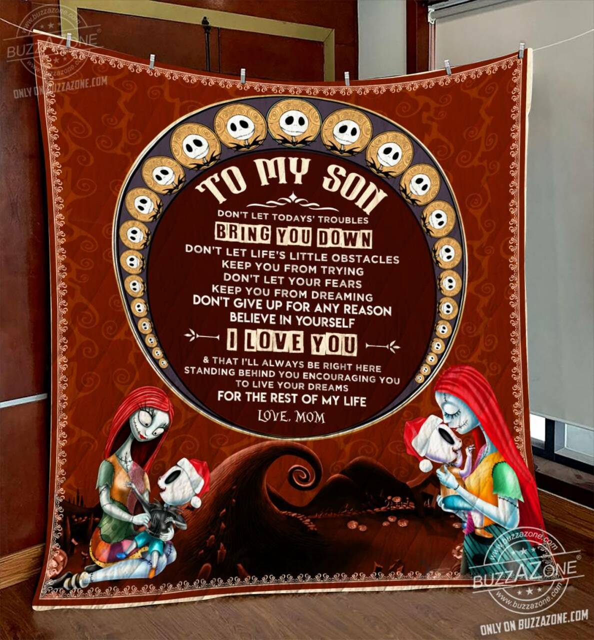 Nightmare Son Mom TodayS Trouble Quilt Cc and Home Decor