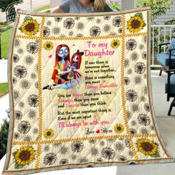 Nightmare To My Daughter Mom Quilt Gg and Home Decor