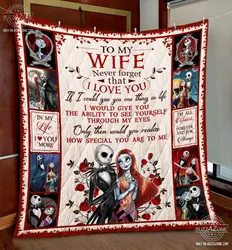 Nightmare Wife Ability To See Yourself Quilt Gg and Home Decor