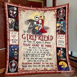 Nightmare Wife Your Hand In Mine Quilt Cc and Home Decor