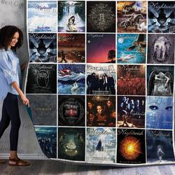 Nightwish Albums Cover Poster Quilt 2 and Home Decor