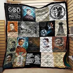 Nikola Tesla Tribute Blanket Th0907 Quilt and Home Decor