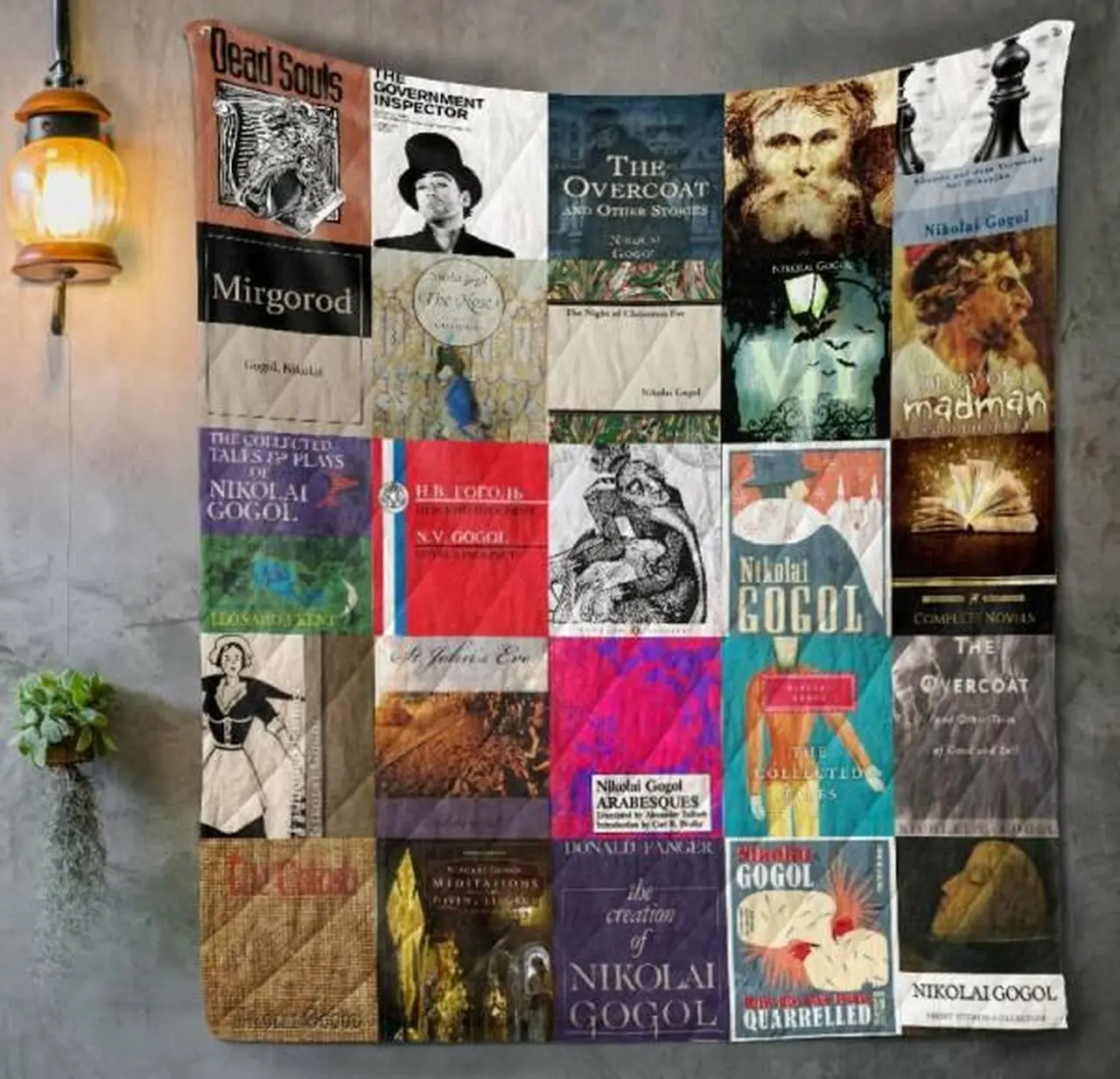 Nikolai GogolS Books Quilt Blanket Limited Quilt Blanket and Home Decor