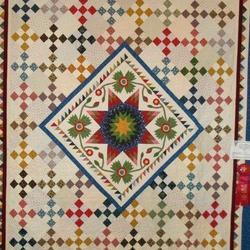 Nine Patch Lone Star Cla1710437Q Quilt Blanket and Home Decor