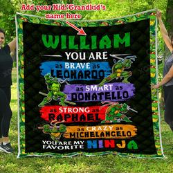 Ninja You Are Brave Quilt  Quilt and Home Decor