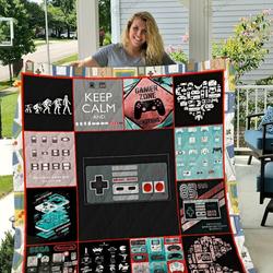 Nintendo Quilt Blanket and Home Decor