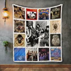 Nitty Gritty Dirt Band 2 Album Covers Quilt Blanket and Home Decor