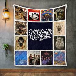 Nitty Gritty Dirt Band Album Covers Quilt Blanket and Home Decor