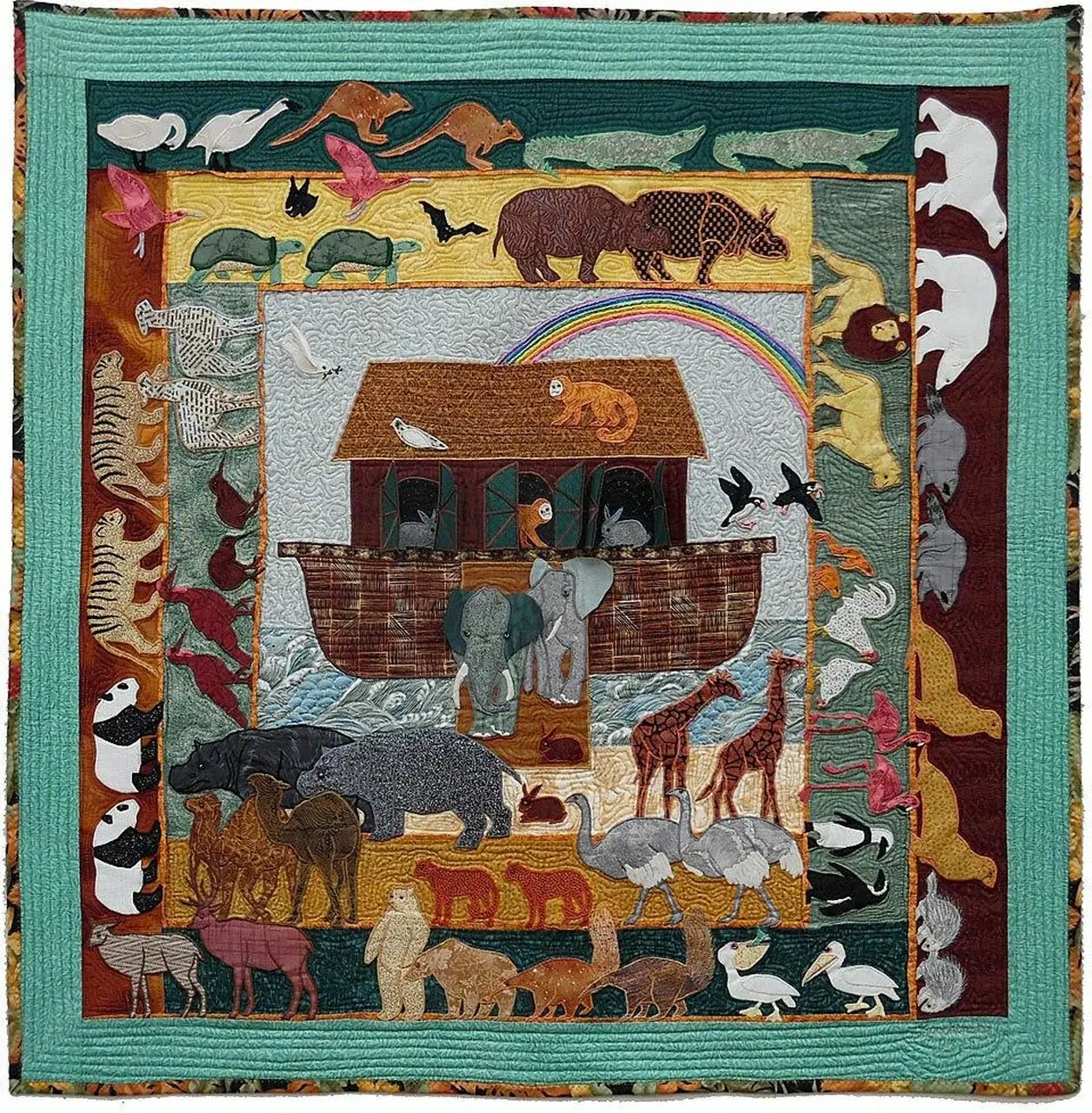 Noah S Ark Clm270660 Quilt Blanket and Home Decor