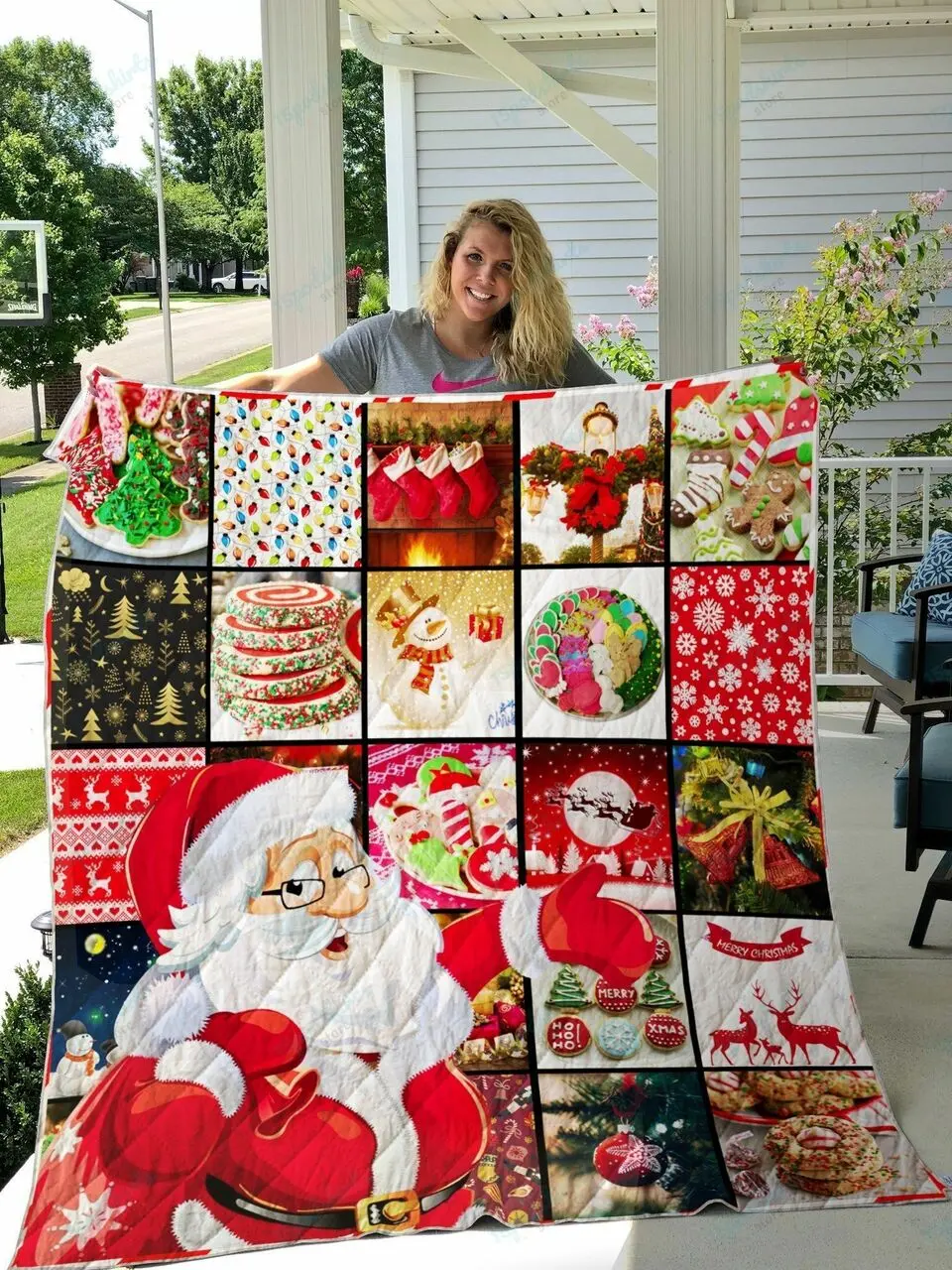 Noel Style2 Quilt Blanket and Home Decor
