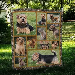 Norfolk Terrier Cute Quilt Blanket Dhc09122009Dd and Home Decor