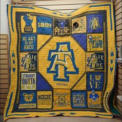 North Carolina A&T Aggies Quilt  Dnstyles and Home Decor