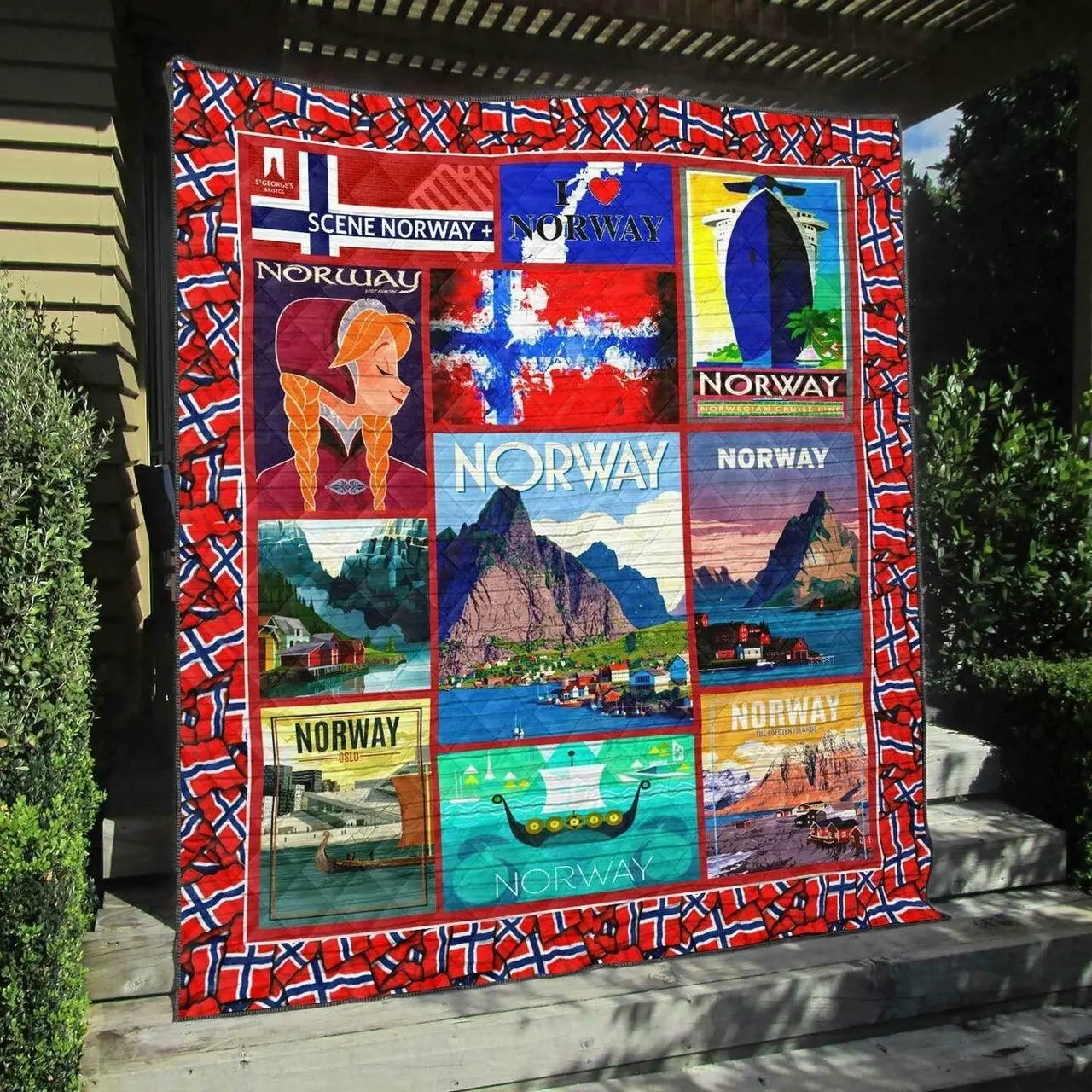 Norway Na040735B Tbg Quilt Blanket and Home Decor