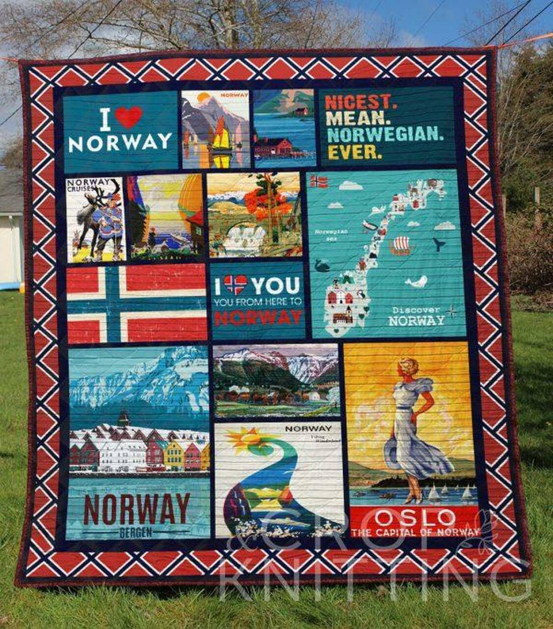 Norway Quilt Blanket Ver 6 Quilt and Home Decor