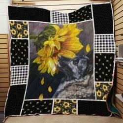 Norwegian Elkhound Quilt Blanket Lukwws Dhc0301657Dd and Home Decor