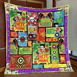 Not For The Weak Quilt Blanket Lu88  Quilt and Home Decor