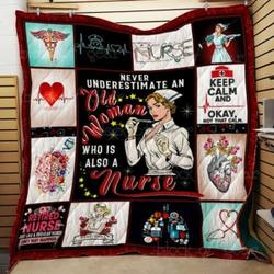 Nurse Cl19100627Mdq Quilt Blanket and Home Decor