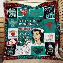 Nurse Life Quilt -M0508-8  Quilt and Home Decor