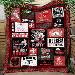 Nurse Like Quilt Blanket and Home Decor