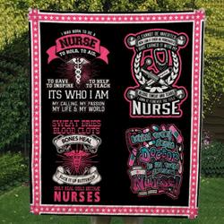Nurse My Hero Custom Quilt Blanket and Home Decor