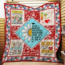 Nurse Practitioner Cl22100398Mdq Quilt Blanket and Home Decor