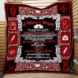 Nurse Prayer Cl2100382Mdq Quilt Blanket and Home Decor