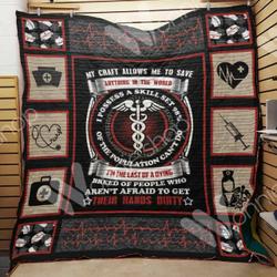 Nurse Quilt Blanket Dhc1102551Td and Home Decor
