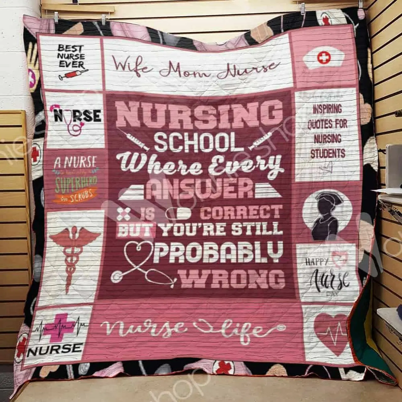 Nurse Quilt Blanket Dhc1102585Td and Home Decor