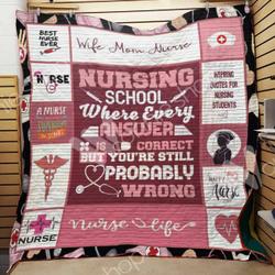 Nurse Quilt Blanket Dhc1102585Td and Home Decor