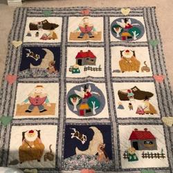 Nursery Rhyme Clm020728 Quilt Blanket and Home Decor