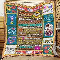 Nursing Cl18100537Mdq Quilt Blanket and Home Decor