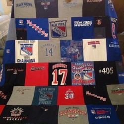 Ny Rangers Quilt Blanket Pt27  Quilt and Home Decor