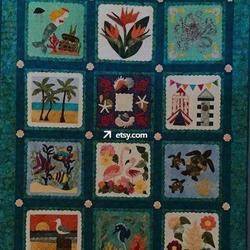 Ocean Cla1910366Q Quilt Blanket and Home Decor