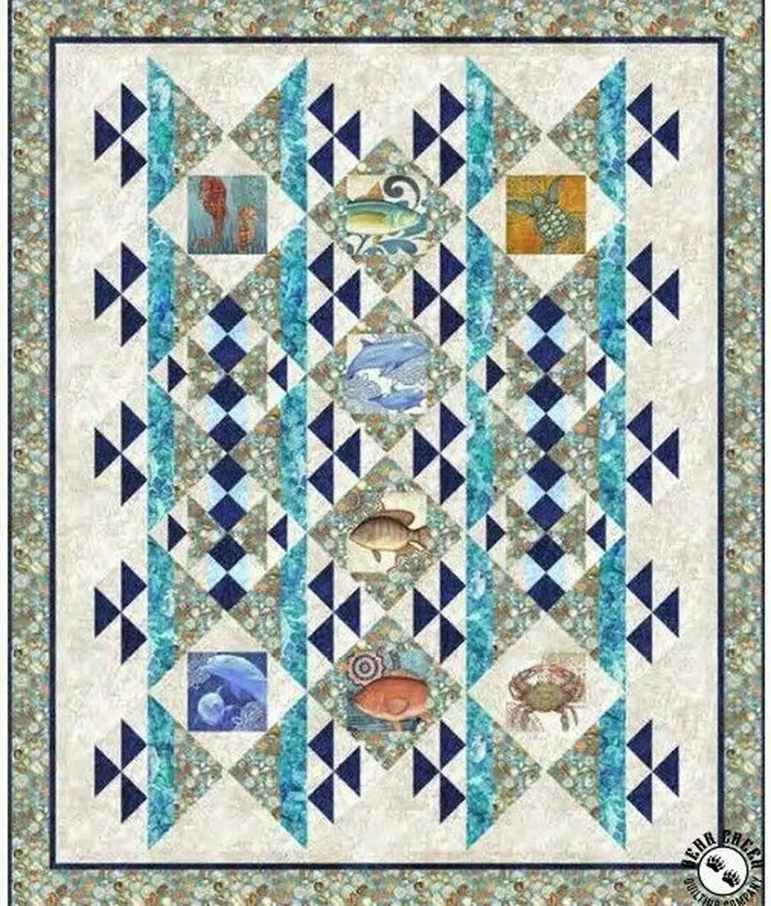 Ocean Oasis Quilt Tdhcd and Home Decor