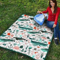 Ocean Quilt Blanket Dhc1301578Vt and Home Decor
