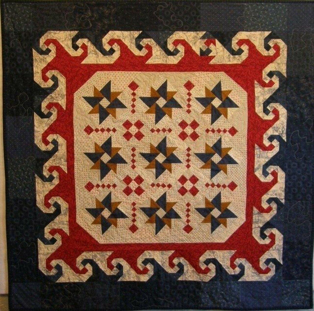 Oceans Of Fire Cla2210346Q Quilt Blanket and Home Decor