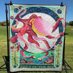 Octopus Ng180706B Tbg Quilt Blanket and Home Decor