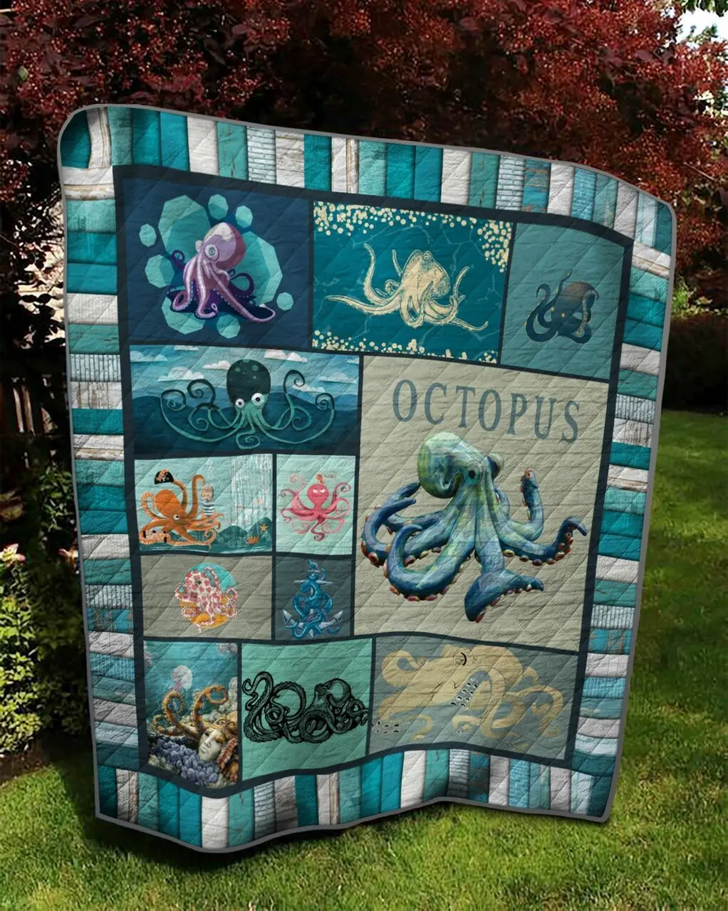 Octopus Quilt Tdhlr and Home Decor