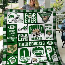 Ohio Bobcats V1 Quilt Blanket and Home Decor