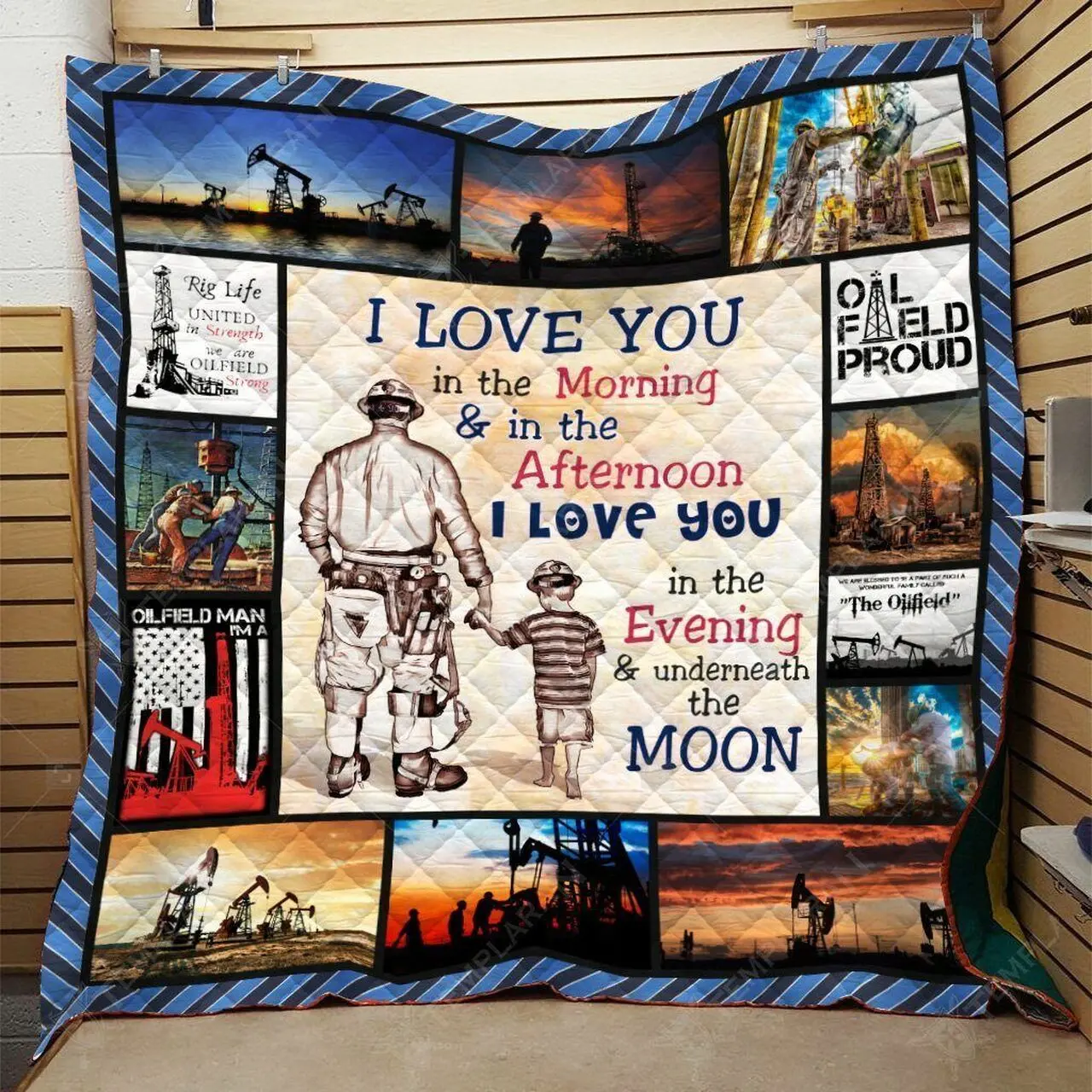 Oilfieldman Vcb Quilt Derqrh and Home Decor