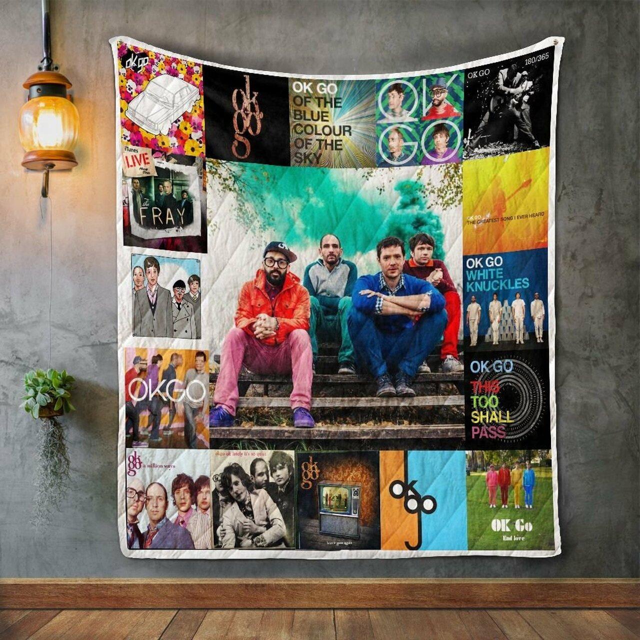 Ok Go Album Covers Quilt Blanket and Home Decor