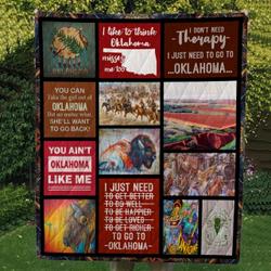 Oklahoma Cl14100377Mdq Quilt Blanket and Home Decor