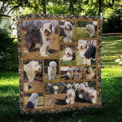 Old English Sheepdog Life Quilt Tdhyf and Home Decor