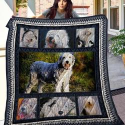 Old English Sheepdog Quilt Tdhlb and Home Decor