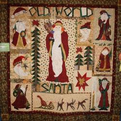 Old World Santa Quilt Tdhmq and Home Decor